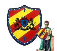 Bouclier Amber Dragon Knight - Mousse Légère Taille Moyenne | Boucliers De Chevalier Nobles | Bouclier En Mousse, Jouet Pour Jeu De Rôle, Costume De Cosplay, Combats Pour , Activités Amusantes