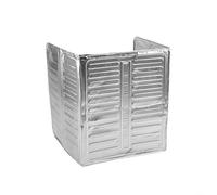 Bouclier Anti-éclaboussures En Aluminium Résistant À La Pour Cuisinière Conception À Trois Panneaux Protection Contre Les Éclaboussures Installation Et Nettoyage Faciles Couvercle En