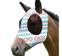 Bouclier anti-mouches pour cheval - Améliore le confort - Protection UV - Respirant - Doux - Pour une protection confortable - Entraînement - Vision claire - Équitation en plein air