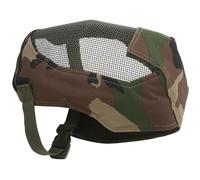 Bouclier Antichoc V3 en Métal, Masque Complet de Protection pour Escrime | Ventilation, Style Maille, Ajustable, Usage Extérieur et Activités de Groupe