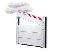 Bouclier De BarrièRe Anti-Inondation, Aluminium Barrière Anti-inondation, Réutilisable Batardeau Anti Inondation, Pour Les Entrées De Portails, De Garages Et De Passages Souterrains(120 * 20cm)