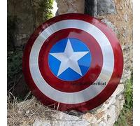 Bouclier de Captain America - Réplique en métal du bouclier furtif - Le soldat d'hiver, bouclier de Captain America - Le faucon et le bouclier du soldat d'hiver - Réplique en métal,