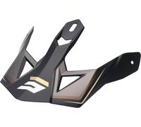 Bouclier de casque SHOT LITE PRISM avec vis noir mat et or