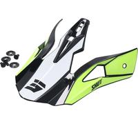 Bouclier de casque SHOT PULSE REVENGE avec vis brillant sw-neon yellow-wh.