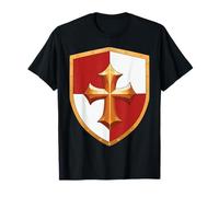 Bouclier de Chevalier Guerrier médiéval drôle Ren Faire Jousting T-Shirt