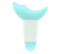 Bouclier de cils, masque en silicone pour protéger les cils et les ombres - Outils auxiliaires pour éviter les résidus de maquillage - Pour femmes et filles - Bleu