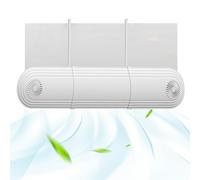 Bouclier de climatiseur - Réglage de l'angle - Déflecteur d'air anti-soufflage direct, guide du vent pour pare-brise, direction du vent anti-souffle, design nid d'abeille pour le salon