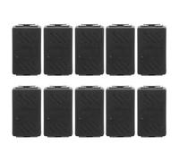 Bouclier DE CONNECTEUR DE CÂBLE RÉSEAU RJ45 Adaptateur Double Voie pour Ordinateur Large Bande Noir 10PCS