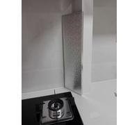 Bouclier de cuisine de qualité professionnelle : protection anti-éclaboussures en aluminium autocollant/magnétique, panneau robuste résistant à la chaleur et à l'huile(Bracket Type,100x60cm/40x24in)