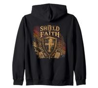 Bouclier de Foi Ephésiens 6 16 Armure de Dieu Sweat à Capuche