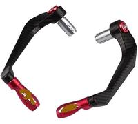 Bouclier de freinage， Protection de levier de frein et d'embrayage for moto: protection de guidon for une sécurité accrue(Red)