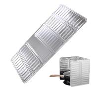 Bouclier de graisse pliable pour poêle - Écran de cuisson du protecteur de poêle contre les éclaboussures d'huile, déflecteur d'huile de poêle réutilisable, protection efficace contre les