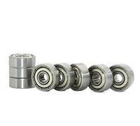 Bouclier de joint bimétallique Micro roulement à gorge profonde 10 pièces 608ZZ 623ZZ 624ZZ 635ZZ 626ZZ 688ZZ Double bouclier miniature en acier haute teneur carbone d'imprimante 3D(688zz 8x16x5mm)