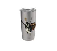 Bouclier de la tribu des guerriers zoulous Gobelet isotherme en acier inoxydable double paroi