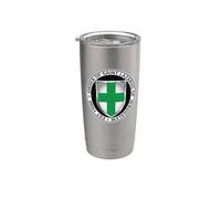 Bouclier de l'Ordre de Saint Lazare de Jérusalem Gobelet isotherme en acier inoxydable double paroi