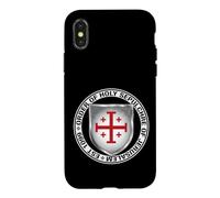 Bouclier de l'Ordre du Saint-Sépulcre de Jérusalem Coque pour iPhone X/XS
