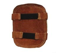 Bouclier de main de soudage revêtu d'aluminium pour une protection contre la chaleur, cuir de vache fendu avec réfléchissant, 16,5 x 19 cm, compatible avec Welding Glo
