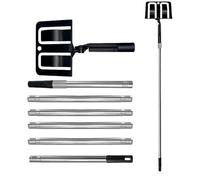 Bouclier de peinture pour pulvérisation | Réglable étendu avec 6 bâtons | Insert de pinceau en carton - Pour maison, mur extérieur, plafond, porte d'angle, sol, cloison sèche