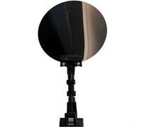 Bouclier de protection de soudage compatible avec les casques standard, pour une durabilité de 32 x 16 cm, panneau opaque contre les étincelles et les débris, rouge/blanc/jaune/noir