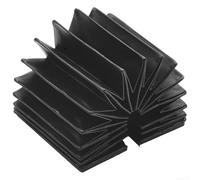 Bouclier de rail de guidage linéaire pour équipement CNC HGR20 - 20 mm de large - Housse télescopique flexible avec tissu résistant à l'huile et à l'eau - Longueur étirée : 300 mm