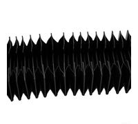 Bouclier de rail de guidage linéaire pour équipement CNC HGR20 - 20 mm de large - Housse télescopique flexible avec tissu résistant à l'huile et à l'eau - Longueur étirée : 600 mm