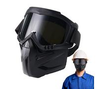 Bouclier de soudage | Masque de protection | Équipement de protection | Couvre-chef résistant à la flamme respirant et auto-obscurcissant pour garage, lieu de travail, atelier de coupe