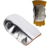 Bouclier de Soudure en Fendu Résistant Chaleur Bouclier de Soudure | fendu , doublure pour aluminium, isolation thermique supérieure, résistance abrasion, usage industriel