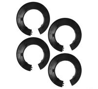 Bouclier de tuyau compact de 50 mm pour dissimuler les pénétrations de tuyaux dans les cloisons sèches et les panneaux avec base encliquetable