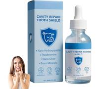 Bouclier dentaire de réparation de carie, liquide de guérison des caries, nano-hydroxyapatite liquide de reminéralisation pour renforcer l'émail et blanchir les dents, maintenir la fraîcheur buccale