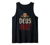 Bouclier des Chevaliers Templiers Deus Vult (Dieu Le Veut) Débardeur
