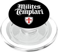 Bouclier des Templiers (Milites Templari en Latin) PopSockets PopGrip pour MagSafe
