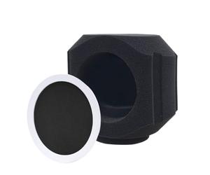 Bouclier d'isolation acoustique pour microphone - Filtre anti-reflet et réduction des interférences, balle d'isolation portable, réduction du bruit pour l'enregistrement en studio et l'édition audio |
