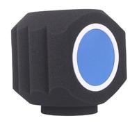 Bouclier d'isolation de microphone, éponge épaississante, bouclier d'isolation de micro insonorisé avec filtre, réduit le bruit et la réflexion, boule microphone