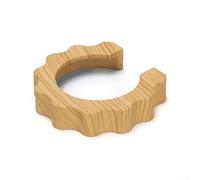Bouclier en ABS résistant à la chaleur pour machines à expresso à tête groupe E61 pour Lelit Rocket Protection de tête d'infusion de 58 mm (couleur bois de hêtre)