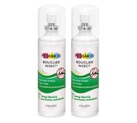 PEDIAKID - Bouclier Insect'- Spray Répulsif aux Huiles Essentielles - Contre les moustiques, tiques et guêpes - Dès 3 mois - Lot de 3 Flacons 100ml