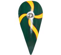 Bouclier Kite, Bois, Vert-Jaune