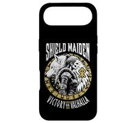 Bouclier Maiden Victory Or Valhalla Viking Femme Loup Blanc Coque pour iPhone Air