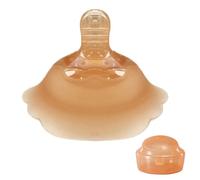 Bouclier mammaire double couche - Ensemble de protection de mamelon en silicone, accessoire d'allaitement, housse de protection souple | Aide à l'allaitement confortable, réutilisable et respectueuse