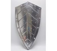 Bouclier médiéval de chevalier romain en acier Templier Bouclier historique croisé bouclier Cosplay SCA GN Armure Bouclier Halloween