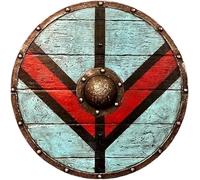 Bouclier médiéval Viking Lagertha fait à la main pour jeux de rôle et cosplay