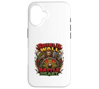 Bouclier Mural Viking cœur Guerrier Nordique Art Coque pour iPhone 16