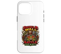 Bouclier Mural Viking cœur Guerrier Nordique Art Coque pour iPhone 16 Pro Max