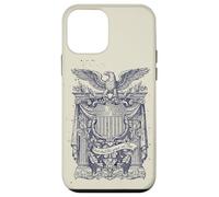 Bouclier Patriotique Eagle Crest Vintage Heraldry USA Coque pour iPhone 12 Mini