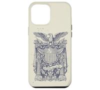 Bouclier Patriotique Eagle Crest Vintage Heraldry USA Coque pour iPhone 12 Pro Max
