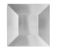 Bouclier réfléchissant supérieur pour chauffage extérieur, pièce de rechange universelle pour radiateur pyramidal, réflecteur thermique sur 4 côtés, aluminium | Couverture déflecteur de chaleur Resis