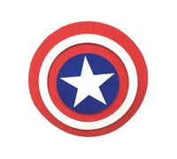 Bouclier En Mousse Captain America Multicolore