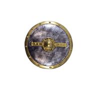 Bouclier Rubies Roman Viking Warrior 48cm Argent Accessoire Déguisement