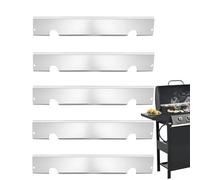 Bouclier thermique de rechange pour barbecue - Plaques de protection thermique en acier inoxydable - Pièce de rechange légère pour barbecue, anti-adhésif, couvercle de brûleur pour fête, voyage