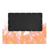 Bouclier Thermique Derrière Grill - Couvercle Ignifuge Et Écran Protéger Deck | Bouclier De De Chauffage pour Le Gril De L'arrière-Cour | Mat De Bouclier Thermique pour La Clôture du Pont | BOU