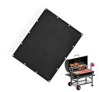 Bouclier Thermique Derrière Grill - Couvercle Ignifuge Et Écran Protéger Deck | Bouclier De De Chauffage pour Le Gril De L'arrière-Cour | Mat De Bouclier Thermique pour La Clôture du Pont | BOU